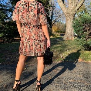 Lucky Brand Rose Ruffle Dress